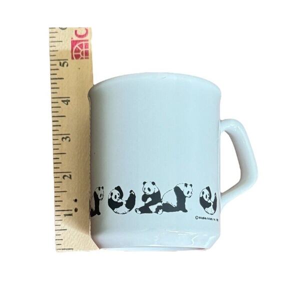 Busch Gardens Panda Coffee Mug Cup VTG 1983 Wildlife Artists Florida Virginia - Picture 8 of 8